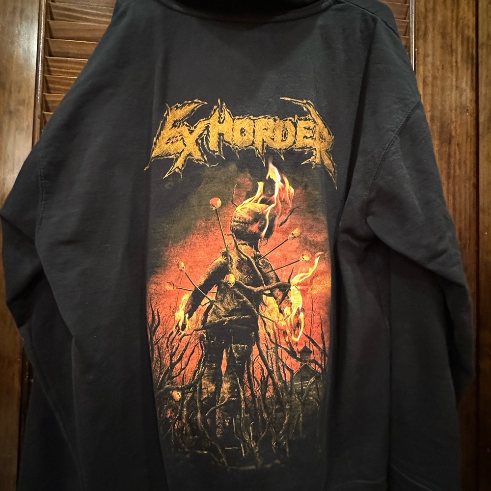 Exhorder Black Graphic Hoodie